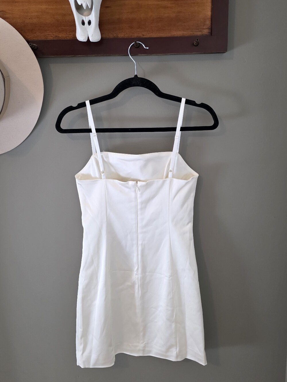 Aritzia TEN New Shimmer Satin Mini Dress Square Neck Dress Party Cocktail Women - Picture 12 of 12